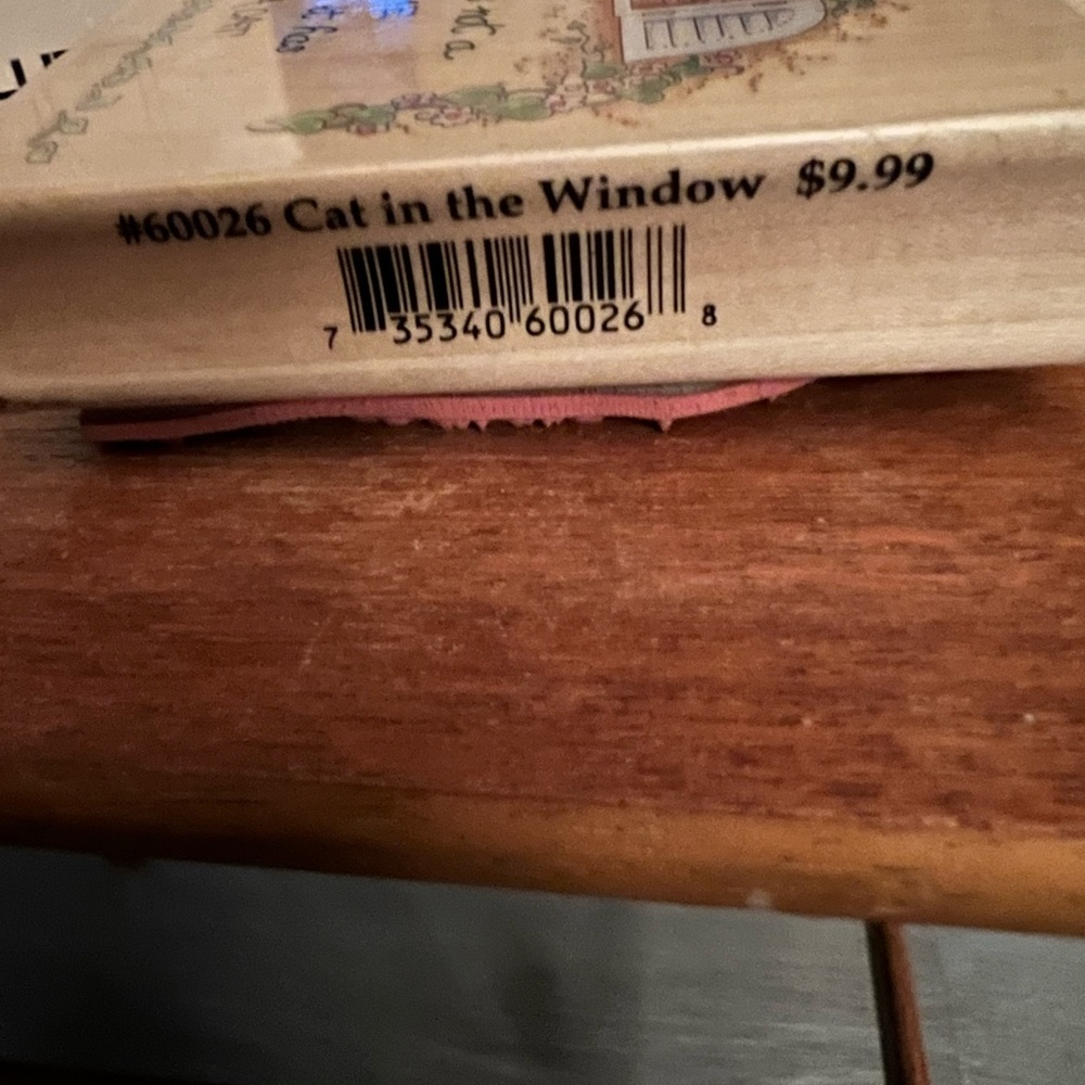 🐱A HOUSE IS NOT... UNTIL IT HAS A CAT. RUBBER STAMP CAT IN WINDOW STAMPS HAPPEN - Picture 7 of 11